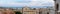 AUG 2019 Panoramic view of Cagliari from the Bastion of Saint Remy, Sardinia, Italy