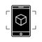 Augmented reality icon, vector illustration