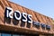 August 12, 2019 Sunnyvale / CA / USA - Close up of Ross Dress for Less sign at one of their stores located in San Francisco bay