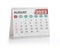 August 2023 Desk Calendar