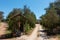 August 20th 2020 - Corfu, Greece - The monastery of Holy Pantokrator near Issos in Corfu Greece