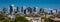 AUGUST 23, 2017 - PHOENIX ARIZONA - Panoramic skyline view of Phoenix. House, Blue