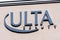 August 24, 2019 San Mateo / CA / USA - Close up of ULTA beauty sign at their store in San Francisco bay area