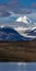 AUGUST 26, 2016 - Lakes of Central Alaskan Range - Route 8, Denali Highway, Alaska,a dirt road offers stunning views of Mnt. Hess