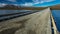 AUGUST 27, 2016 - Susitna River bridge offers views of Alaskan Range - Denali Highway, Route 8, Alaska