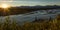 AUGUST 30, 2016 - Sunrise on Mnt Denali, Trapper Creek pullout view, Alaska near Mount Denali Lodge