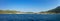 August 7th, 2018. Panoramic view of Vathi or Vathy or Port Vathi is the capital and main harbour of the island of Ithaca in the