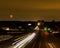 August super moon over highway 370