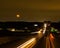 August super moon over highway 370
