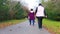 Augusta Canal Groups of people walking by on a paved hiking trail