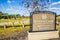 Augusta Canal sign and nature scene