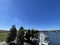 Augusta Ga Jefferson Davis bridge memorial Riverwalk clear blue sky