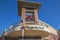 Augusta Mall entrance and holiday decorations