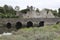 Augustinian Abbey Adare Limerick Ireland view with a bridge