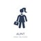 aunt icon. Trendy flat vector aunt icon on white background from