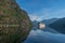 Aurland fjord at Norway.