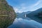 Aurland fjord at Norway.