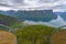 Aurlandsfjord seen from Stegastein Overlook