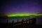 Aurora Australis show by the wharf