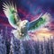 Aurora Aviator - Snow Owls Dancing in the Northern Lights