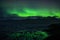 Aurora Boreal over Jokulsarlon lagoon