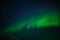 Aurora borealis above the Northen pole