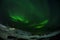 Aurora borealis Green on Teriberka