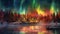 The Aurora Borealis is a magical, mystical northern light. (Generative AI