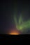 Aurora borealis near the lake of Myvatn on Iceland.