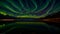 aurora borealis night sky landscape of heavenly northern lights multi colored glow nature backgrounds astronomy Generative AI