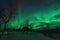 Aurora Borealis northen lights.