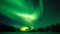 Aurora borealis. Northern lights night photo arctic circle