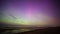 Aurora Borealis Nothern Lights spotted at Vecaki Beach Riga,Latvia