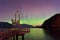 Aurora Borealis at Porteau Cove Provincial Park