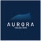 aurora logo light sky astronomy vector design