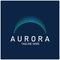 aurora logo light sky astronomy vector design