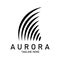 aurora logo light sky astronomy vector design