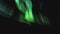 Aurora Realistic Animation Background Loop Green 04