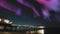 Aurora Solar Storm and Orion Above Malibu Pier California
