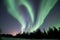 Aurora swirl near Fairbanks