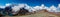 Ausangate mountain in Peru panorama landscape