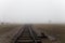 Auschwitz-Birkenau concentration camp. The tracks in the Jewish extermination camp. German death camp in OÅ›wiÄ™cim. Barbed wire