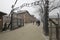 Auschwitz camp entrance in Poland