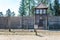 Auschwitz I Main Camp - Guard tower and fence