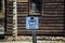 Auschwitz, Poland - March 12, 2019 Stop death sign at the Auschwitz Birkenau concentration camp