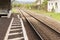 `Ausgang` in german language means `Exit` - Old railway tracks in Germany