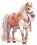 Auspicious Beginnings: Chinese New Year Golden Ornament Horse Zodiac, Symbolic Decorative Traditions Shine