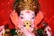 Auspicious face of a lord Ganesh