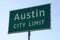 Austin City Limit Sign