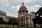 AUSTIN, TEXAS - 22 MAY 2017: Texas State Capitol. In Downtown Austin. Constructed with sunset red granite the building houses the